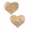 Pastease Nipple Pasties Rose Gold Heart Reusable Nipple Covers (Reusable)
