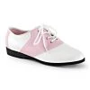 Funtasma SADDLE-50 Baby Pink-White Pu Shoes