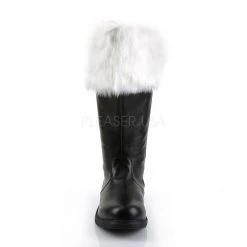 Funtasma SANTA-106WC Black Pu-White Faux Fur New Arrivals