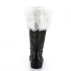 Funtasma SANTA-106WC Black Pu-White Faux Fur New Arrivals