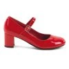 Funtasma SCHOOLGIRL-50 Red Patent Shoes