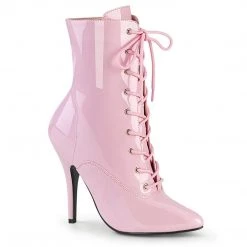 Pleaser SEDUCE-1020 Baby Pink Patent Ankle Boot