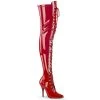 Pleaser SEDUCE-3024 Red Patent Thigh Boot