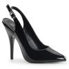 Pleaser Shoes SEDUCE-317 Black Patent Pump