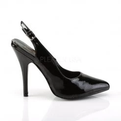 Pleaser Shoes SEDUCE-317 Black Patent Pump