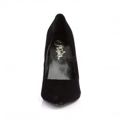 Pleaser Shoes SEDUCE-420 Black Velvet Pump