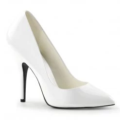 Pleaser SEDUCE-420 White Patent Pump Shoes