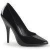 Pleaser SEDUCE-420V Black Patent Pump