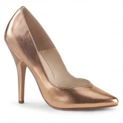 Pleaser SEDUCE-420V Rose Gold Metallic Pu Pump Shoes 13 Pleaser SEDUCE-420V Rose Gold Metallic Pu Pump Shoes