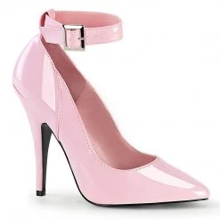 Pleaser Shoes SEDUCE-431 Baby Pink Patent Pump