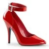 Pleaser Shoes SEDUCE-431 Red Patent Pump