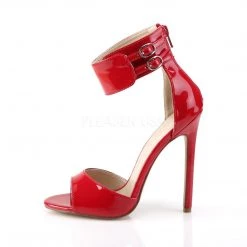 Pleaser Shoes SEXY-19 Red Patent Sandal