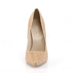 Pleaser SEXY-20 Cork Faux Leather Pump