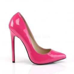 Pleaser Shoes SEXY-20 Hot Pink Patent Pump