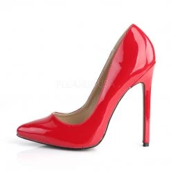 Pleaser SEXY-20 Red Patent Pump Shoes