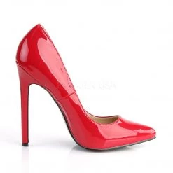Pleaser SEXY-20 Red Patent Pump Shoes