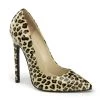 Pleaser SEXY-20 Tan Pu (Cheetah Print) Pump
