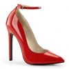 Pleaser Shoes SEXY-23 Red Patent Pump