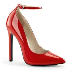 Pleaser Shoes SEXY-23 Red Patent Pump