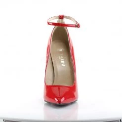 Pleaser Shoes SEXY-23 Red Patent Pump