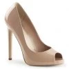 Pleaser SEXY-42 Nude Patent Pump Shoes 2 Pleaser SEXY-42 Nude Patent Pump Shoes