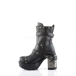 Demonia Boots SINISTER-201 Black Vegan Leather Ankle Boot 11 Demonia Boots SINISTER-201 Black Vegan Leather Ankle Boot