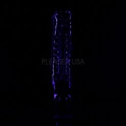 Pleaser SKY-1020TT Black Patent-Neon Hot Pink Ankle Boot Boots