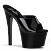 Pleaser Coming Soon (Pre-Order) SKY-301 Black Patent Platform Sandal