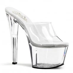 Pleaser SKY-301 Clear Platform Sandal Shoes