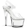 Pleaser Shoes SKY-308 Clear Platform Sandal