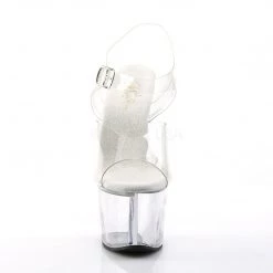 Pleaser Shoes SKY-308 Clear Platform Sandal