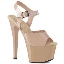 Pleaser Shoes SKY-308N Cream (Jelly-Like) TPU/Cream Platform Sandal