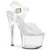 Pleaser SKY-308N-RBH Clear Hologram TPU/Clear Platform Sandal Shoes 1 Pleaser SKY-308N-RBH Clear Hologram TPU/Clear Platform Sandal Shoes
