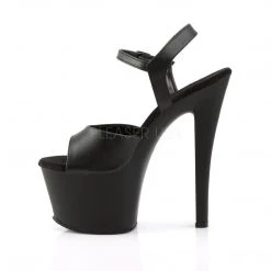Pleaser New Arrivals SKY-309 Black Faux Leather Platform Sandal
