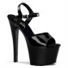 Pleaser SKY-309 Black Patent Platform Sandal New Arrivals