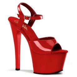 Pleaser Shoes SKY-309 Red Patent Platform Sandal