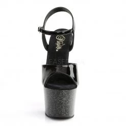 Pleaser SKY-309MG Black Platform Sandal Shoes