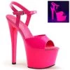 Pleaser SKY-309UV Neon Hot Pink/Hot Pink Platform Sandal Shoes 1 Pleaser SKY-309UV Neon Hot Pink/Hot Pink Platform Sandal Shoes