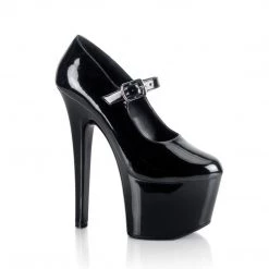Pleaser SKY-387 Black Patent Mary Janes