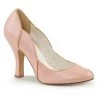 Pin Up Couture Shoes SMITTEN-04 Baby Pink Faux Leather