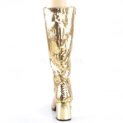 Bordello SPECTACUL-300SQ Gold Sequins Boots 13 Bordello SPECTACUL-300SQ Gold Sequins Boots