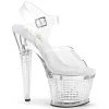 Pleaser SPECTATOR-708 Clear Platform Sandal