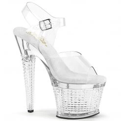 Pleaser SPECTATOR-708 Clear Platform Sandal