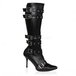 Funtasma SPICY-138 Black Stretch Pu Boots