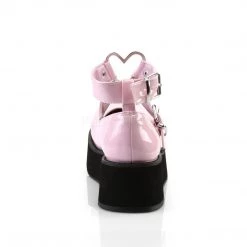 Demonia SPRITE-02 Baby Pink Patent Mary Janes Shoes
