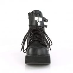 Demonia Boots SPRITE-70 Black Vegan Leather Ankle Boot