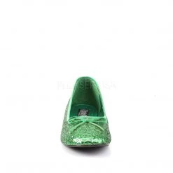 Funtasma STAR-16G Green Glitter Shoes