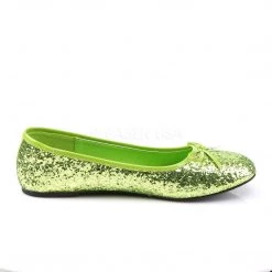 Funtasma Shoes STAR-16G Lime Green Glitter