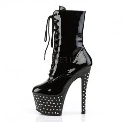 Pleaser STARDUST-1020-7 Black Ankle Boot