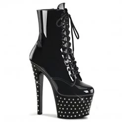 Pleaser STARDUST-1020-7 Black Ankle Boot